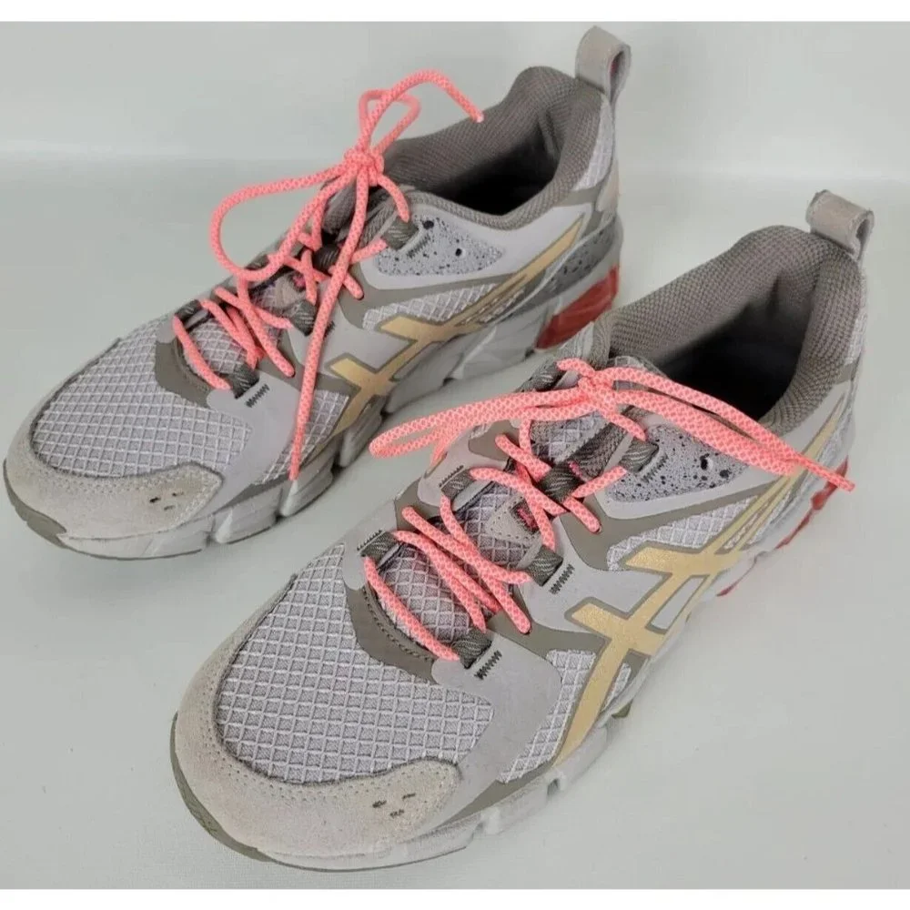 Asics GEL-QUANTUM 180 Oyster Gray‎ Champagne Shoes 1202A194 Sz 9.5